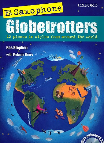 Saxophone Globetrotters (+MP3-CD)&nbsp;&nbsp;for 1-2 alto saxophones&nbsp;&nbsp;(with printable piano accompaniment)