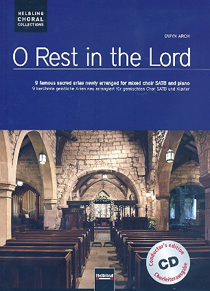 O rest in the Lord (+CD)&nbsp;&nbsp;für gem Chor und Klavier&nbsp;&nbsp;Partitur (Chorleiterausgabe)