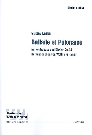 Ballade et Polonaise op.13 für&nbsp;&nbsp;Kontrabass und Klavier&nbsp;&nbsp;
