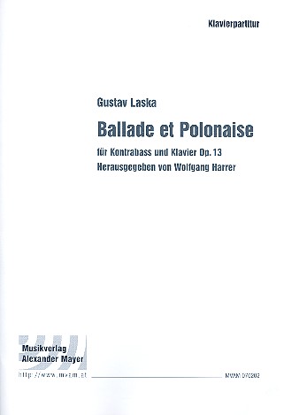 Ballade et Polonaise op.13 für  Kontrabass und Klavier  