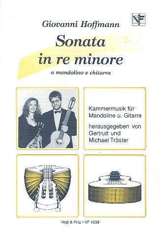 Sonate d-Moll &nbsp;&nbsp;für Mandoline und Gitarre&nbsp;&nbsp;Partitur und Stimmen