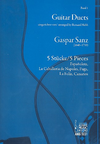 5 Stücke  für 2 Gitarren  2 Spielpartituren