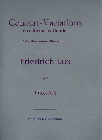 Concert Variations op.52  for organ  