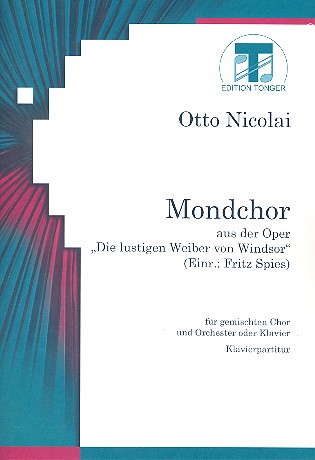 Mondchor für gem Chor und Orchester&nbsp;&nbsp;(Klavier)&nbsp;&nbsp;Klavier-Partitur