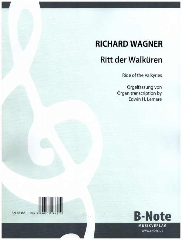 Ritt der Walküren &nbsp;&nbsp;für Orgel&nbsp;&nbsp;