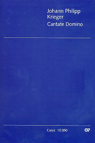 Cantate Domino  für Sopran, 2 Violinen und Bc  Partitur und Stimmen