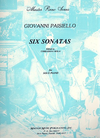 6 sonatas   for piano  