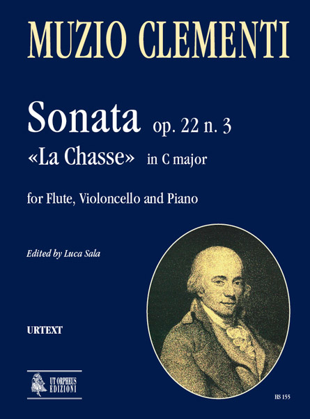 Sonata in C Major op.22,3 for flute,  violoncello and piano  parts