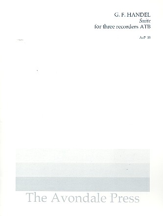 Suite for 3 recorders (ATB)&nbsp;&nbsp;3 scores&nbsp;&nbsp;