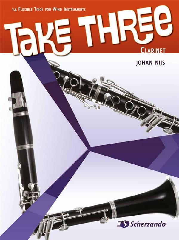 Take three for 3 wind instruments  clarinet score and parts  