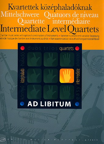 Mittelschwere Quartette für 4 Instrumente