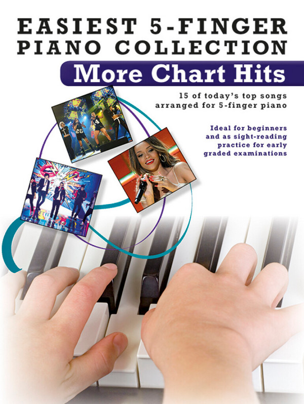 More Chart Hits for 5-finger piano&nbsp;&nbsp;(with text)&nbsp;&nbsp;