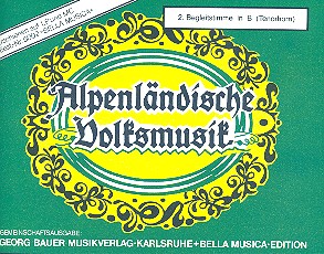Alpenländische Volksmusik:  für Blasorchester  2. Begleitstimme in B