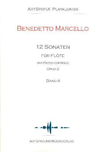 12 Sonaten op.2 Band 4 (Nr.10-12) (+CD)  für Flöte und Bc  