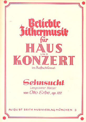 Sehnsucht op.122 für Konzertzither    