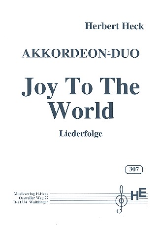 Joy to the World  für 2 Akkordeons  Spielpartitur