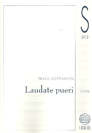 Laudate pueri &nbsp;&nbsp;for mixed chorus a cappella&nbsp;&nbsp;score