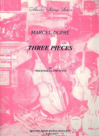 3 Pieces  for violoncello and organ  