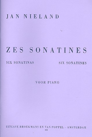6 Sonatinas  for piano  
