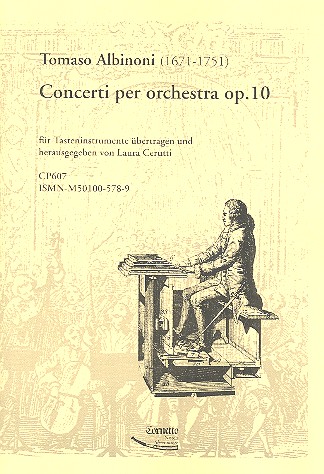 Concerti op.10 für Tasteninstrument    