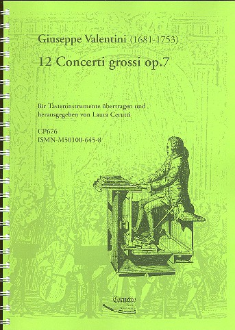12 Concerti grossi op.7  für Klavier  