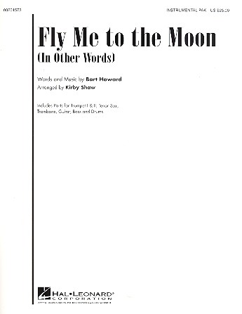 Fly me to the Moon for mixed chorus  and instruments  instrumental pak