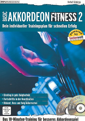 Akkordeon Fitness Band 2 (+CD +DVD)