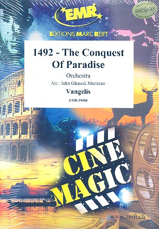 1492- Conquest of Paradise (+CD) for orchestra  score and parts  