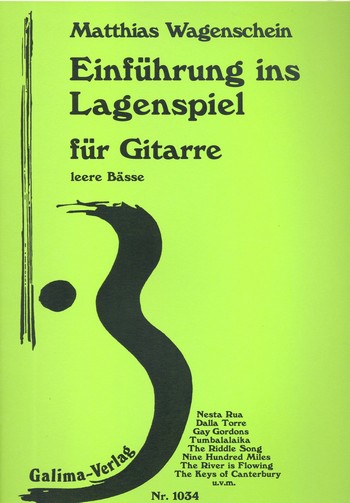 Einführung ins Lagenspiel  für Gitarre (leere Bässe)  