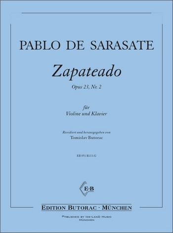 Zapateado op.23,2&nbsp;&nbsp;für Violine und Klavier&nbsp;&nbsp;