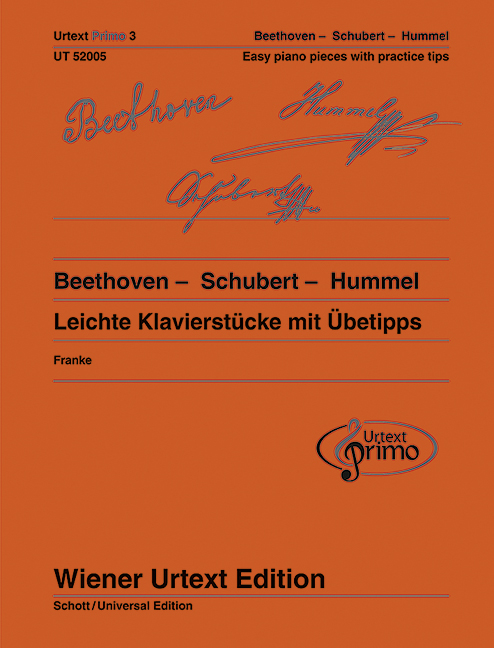 Leichte Klavierstücke mit Übetipps Band 3 (dt/en)&nbsp;&nbsp;für Klavier&nbsp;&nbsp;(Beethoven - Schubert - Hummel)