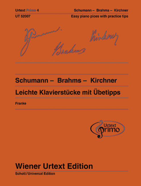 Leichte Klavierstücke mit Übetipps Band 4 (dt/en)&nbsp;&nbsp;für Klavier&nbsp;&nbsp;(Schumann - Brahms - Kirchner)
