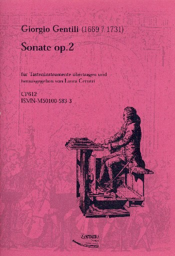Sonate op.2 für Tasteninstrument&nbsp;&nbsp;&nbsp;&nbsp;