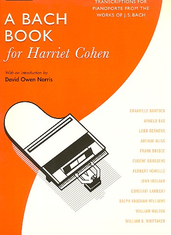 A Bach Book for Harriet Cohen  for piano  