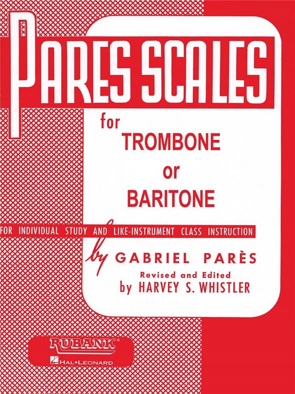Scales for trombone (baritone)&nbsp;&nbsp;&nbsp;&nbsp;