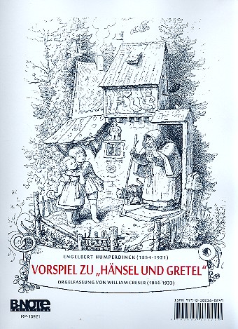 Vorspiel zu Hänsel und Gretel&nbsp;&nbsp;für Orgel&nbsp;&nbsp;Reprint