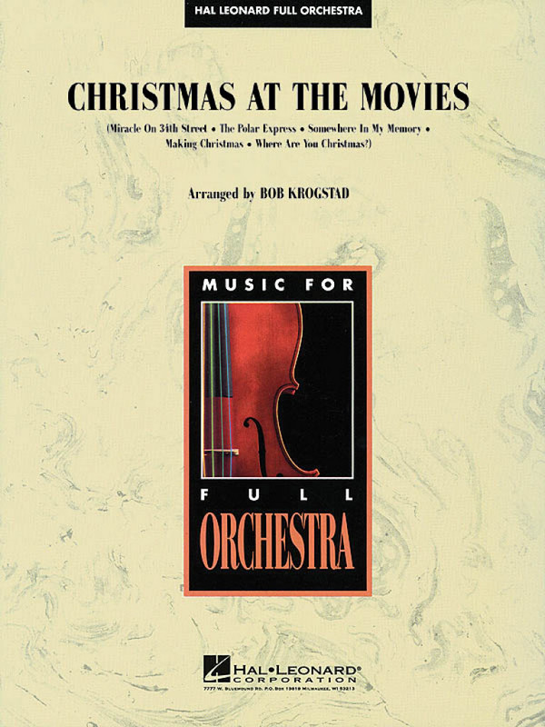Christmas at the Movies: for orchestra&nbsp;&nbsp;score and parts (strings 8-8-8-4-4)&nbsp;&nbsp;