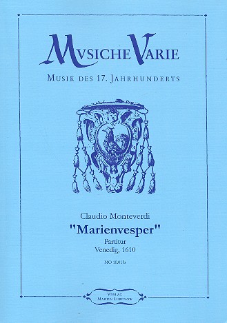 Marienvesper&nbsp;&nbsp;für Soli, gem Chor und Orchester&nbsp;&nbsp;Partitur