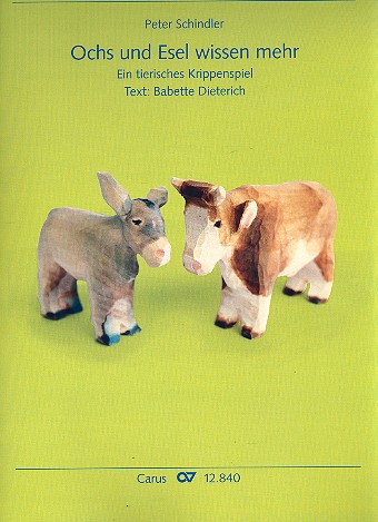 Ochs und Esel wissen mehr für Soli,&nbsp;&nbsp;Kinderchor und Klavier (Instrumente ad lib)&nbsp;&nbsp;Partitur für Fassung 1 (mit Instrumenten)