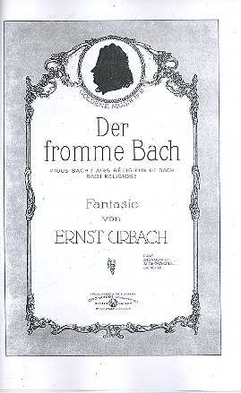 Der fromme Bach für Salonorchester  Direktion und Stimmen  Archivkopie