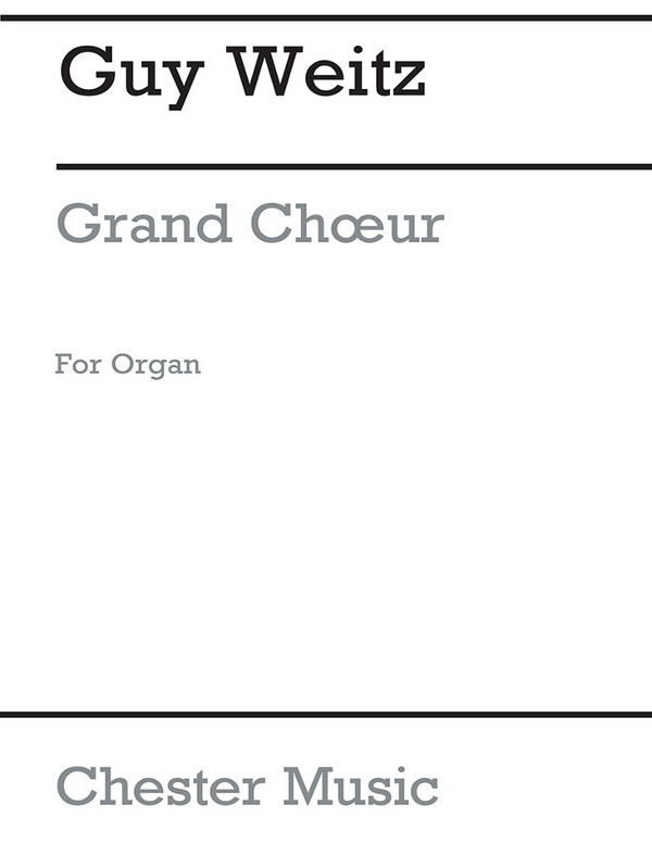 Grand choeur for organ&nbsp;&nbsp;archive copy&nbsp;&nbsp;