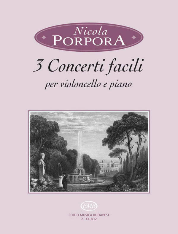 3 Concerti facili  per violoncello e piano  