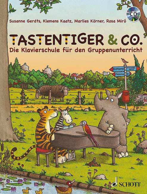 Tastentiger & Co (+CD)&nbsp;&nbsp;für Klavier&nbsp;&nbsp;