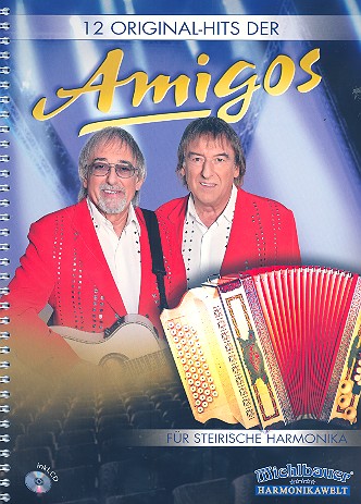 12 Original-Hits der Amigos (+CD)