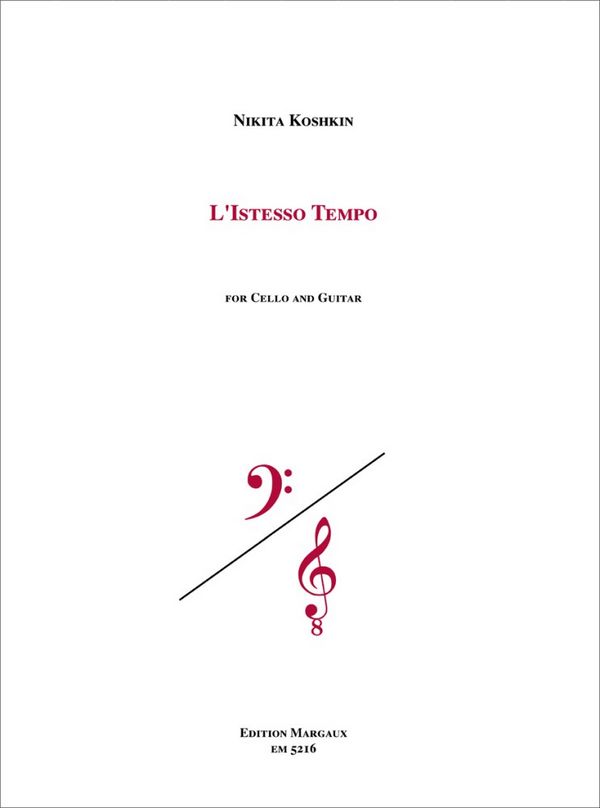 L'istesso tempo  für Violoncello und Gitarre  Partitur und Stimmen