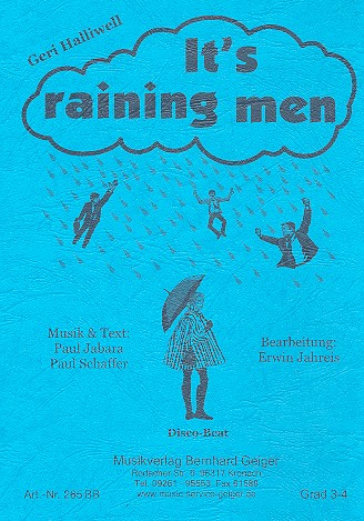 It's raining Men:  für Big Band  Direktion und Stimmen