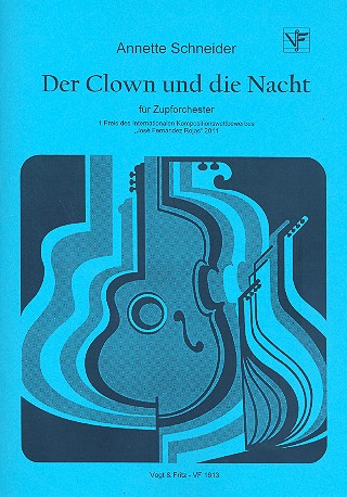 Der Clown und die Nacht für Zupforchester  Partitur  