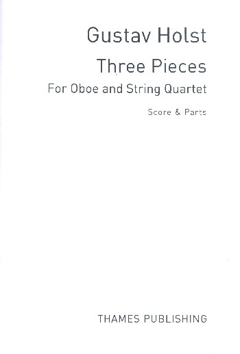 3 Pieces  for oboe and string quartet  score and parts