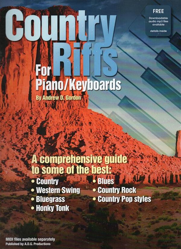 Country Riffs (+CD)&nbsp;&nbsp;for piano (keyboard)&nbsp;&nbsp;