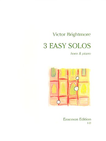 3 easy Solos for horn and piano    